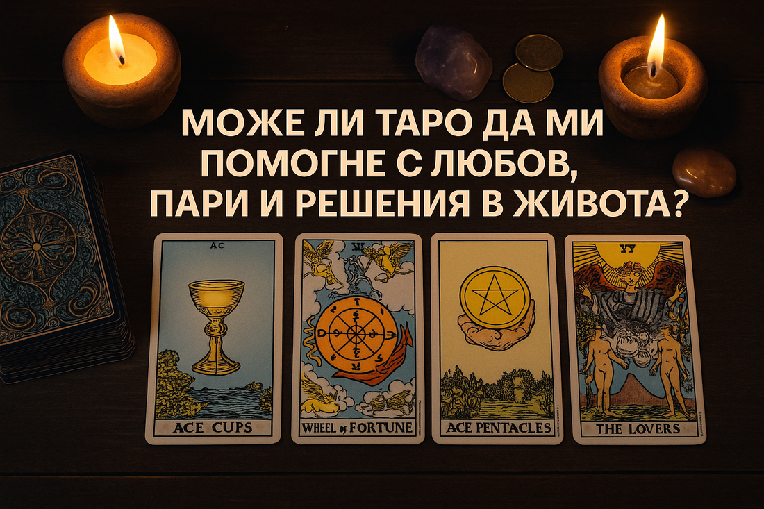 Може ли Таро да ми помогне с любов, пари и решения в живота и как
